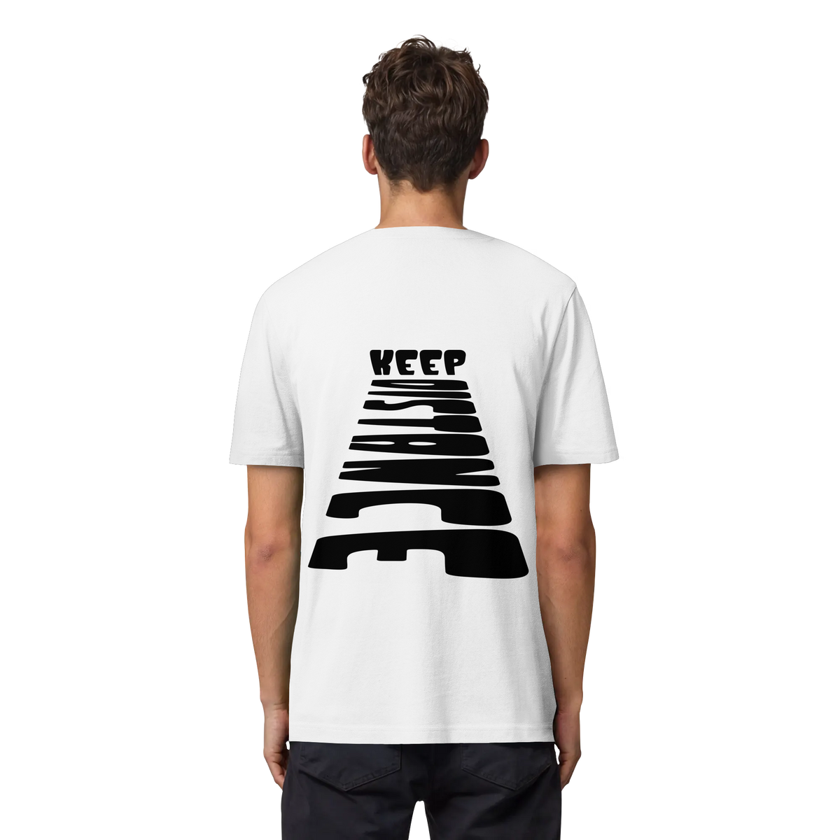 Keep Distance - Organic Heavy T-Shirt